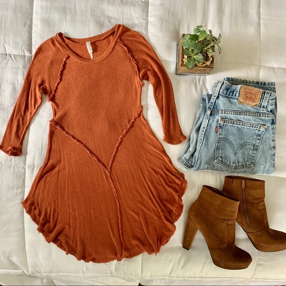 Free People Tops - Intimately Free People Burnt Orange Tunic